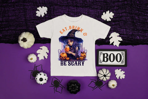 Eat Drink & Be Scary | Halloween PNG Sublimation Sublimation CraftLabSVG 