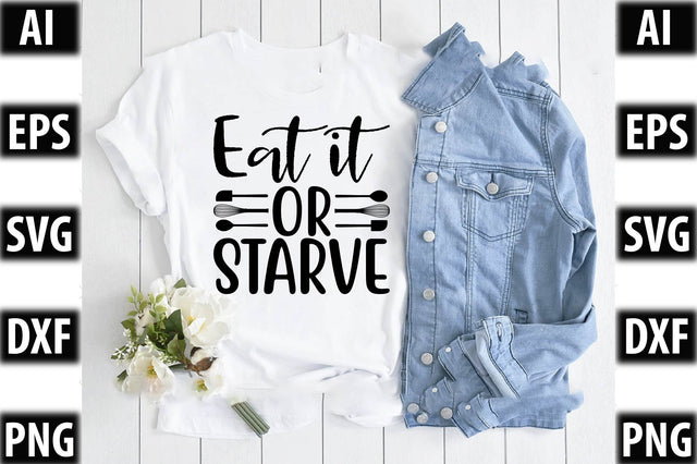 Eat it or starve SVG SVGista 