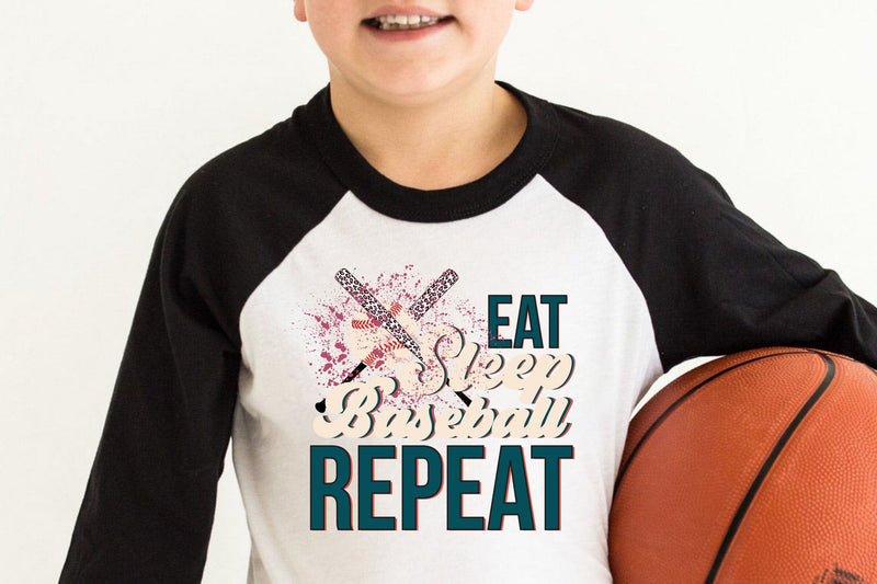Eat Sleep Baseball Repeat Sublimation Rupkotha 