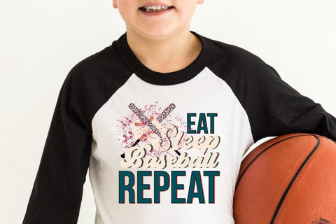 Eat Sleep Baseball Repeat Sublimation Rupkotha 