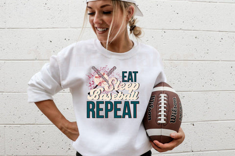 Eat Sleep Baseball Repeat Sublimation Rupkotha 