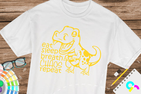 eat sleep breath chaos repeat svg SVG Artinrhythm shop 