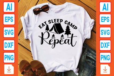 Eat Sleep Camp Repeat SVG Craftlabsvg24 