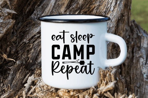 Eat sleep camp repeat SVG SVG Regulrcrative 