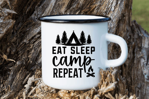 Eat sleep camp repeat SVG SVG Regulrcrative 