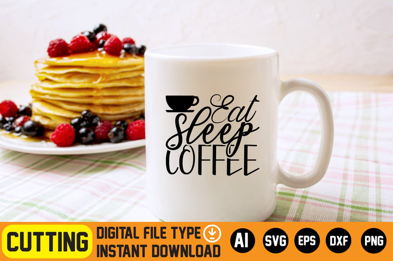 Eat Sleep Coffee SVG CraftlabSvg29 