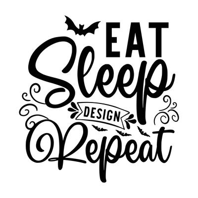 Eat sleep design repeat SVG SVGista 