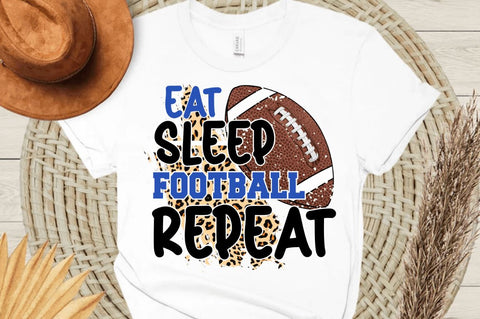 Eat sleep football repeat Sublimation PNG Sublimation Regulrcrative 