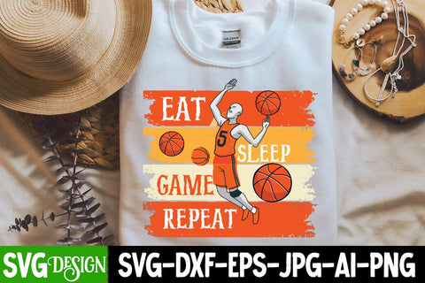 Eat Sleep Game Repeat SVG Cut File,Eat Sleep Game Repeat Sublimation PNG SVG BlackCatsMedia 