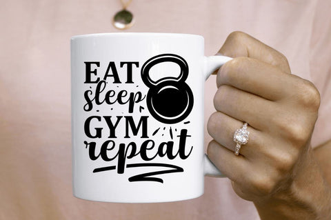 Eat sleep gym repeat SVG SVG Regulrcrative 