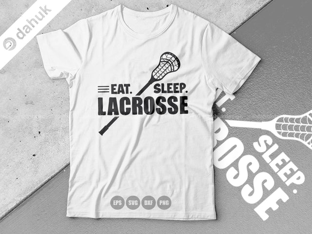 Eat Sleep Lacrosse SVG, Lacrosse Stick svg, Lax Sports SVG, Stick Funny, Cut file, for silhouette, svg, eps, clipart, cricut design space SVG dahukdesign 