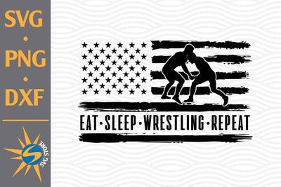 Eat Sleep Wrestling SVG, PNG, DXF Digital Files Include SVG SVGStoreShop 