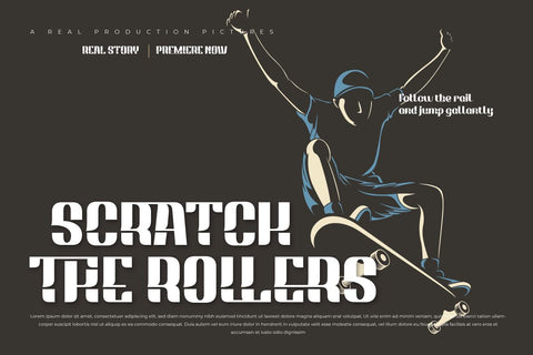 EBRATHO | Display Hero Font Font twinletter 