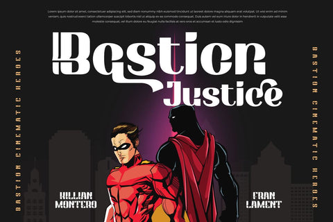 EBRATHO | Display Hero Font Font twinletter 