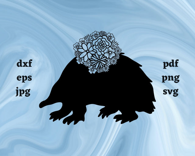 Echidna Mandala SVG Cut File SVG Northern Light SVG 