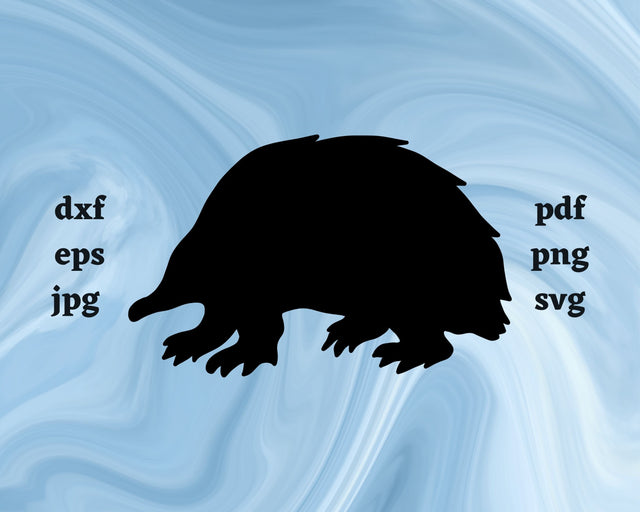 Echidna SVG Cut File SVG Northern Light SVG 