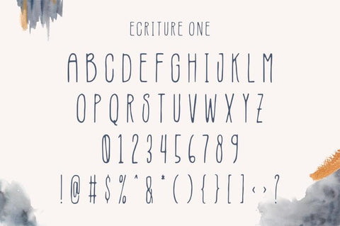 Ecriture – Handdrawn Font Font Garisman Studio 