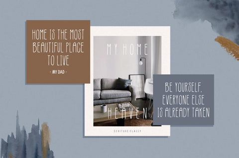 Ecriture – Handdrawn Font Font Garisman Studio 