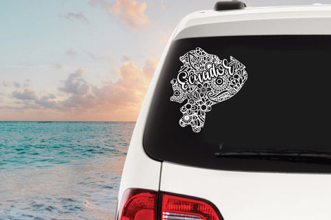 Ecuador SVG File - Ecuador Mandala Design SVG Old Market 