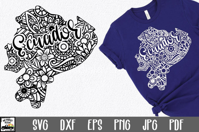 Ecuador SVG File - Ecuador Mandala Design SVG Old Market 