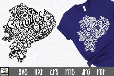 Ecuador SVG File - Ecuador Mandala Design SVG Old Market 