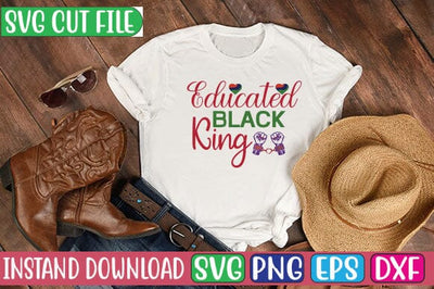 Educated Black King SVG Cut File SVG Studio Innate 