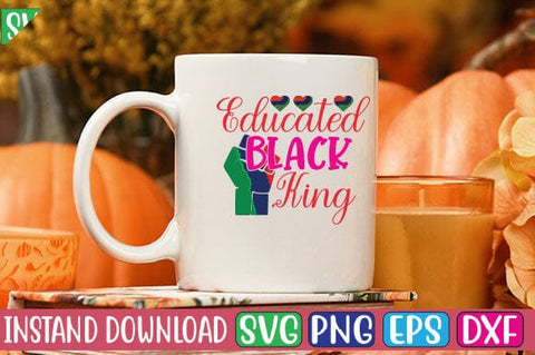 Educated Black King SVG Cut File SVG Studio Innate 