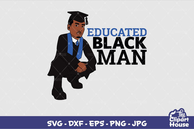 Educated Black Man SVG The Clipart House 