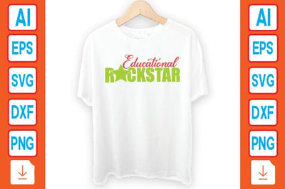 Educational Rockstar SVG Craftlabsvg24 