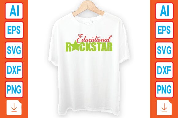 Educational Rockstar SVG Craftlabsvg24 