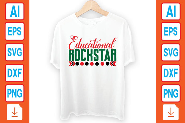 Educational Rockstar SVG Craftlabsvg24 
