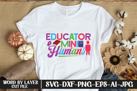 Educator Mini Humans SVG DESIGN SVG MStudio 