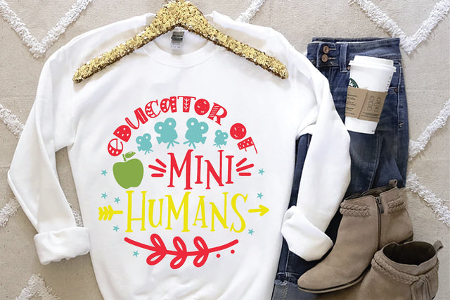 Educator Of Mini Humans SVG SVG Creativeart88 