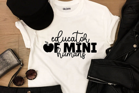 Educator of Mini Humans - Teacher SVG Design SVG CraftLabSVG 