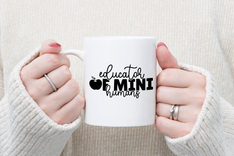 Educator of Mini Humans - Teacher SVG Design SVG CraftLabSVG 