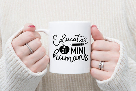 Educator of Mini Humans | Teacher SVG SVG CraftLabSVG 