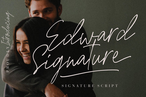 Edward Signature Script Font Creatype Studio 