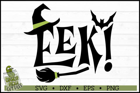 EEK Witch Hat SVG SVG Crunchy Pickle 