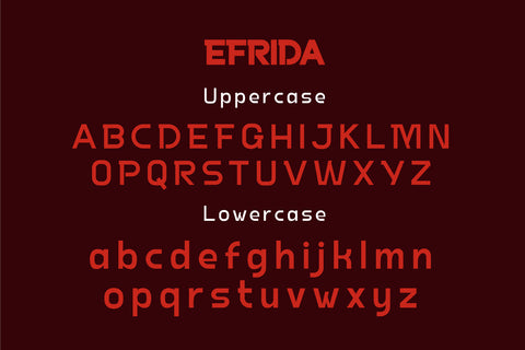 Efrida Font twinletter 