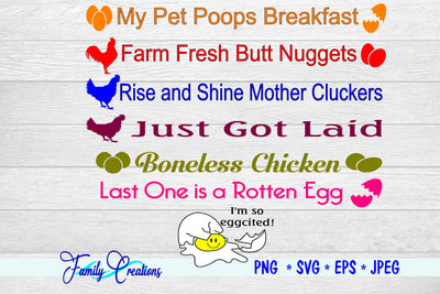 Egg Carton Bundle SVG Family Creations 