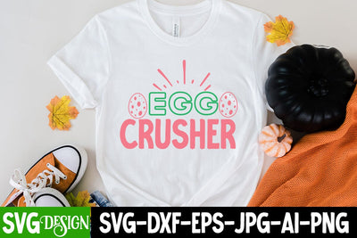 Egg Crusher SVG Cutt File, Happy Easter SVG Cut File SVG BlackCatsMedia 