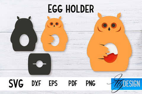 Egg Holder Bundle | Easter Egg Holder SVG | Baby Animals SVG SVG Fly Design 