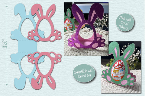 Egg holder bundle| Easter egg holder SVG| Easter bunny egg holder svg| Easter Treats SVG Createya Design 
