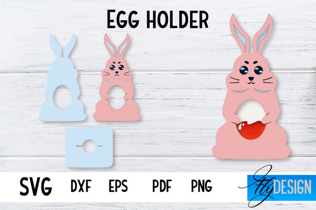 Egg Holder | Easter Egg Holder SVG | Baby Animals SVG SVG Fly Design 