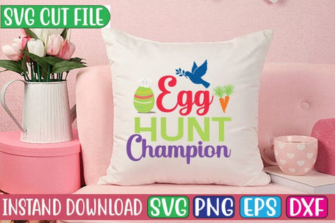 Egg Hunt Champion SVG Cut File SVG Studio Innate 