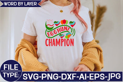 Egg Hunt Champion SVG Cut File SVG Studio Innate 