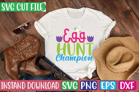 Egg Hunt Champion SVG Cut File SVG Studio Innate 