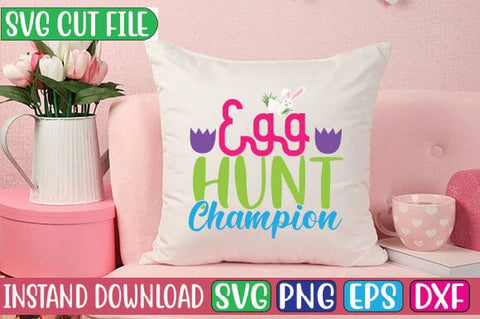 Egg Hunt Champion SVG Cut File SVG Studio Innate 