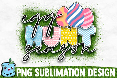 Egg Hunt Season Sublimation Design Sublimation MintyMarshmallows 