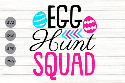 Egg Hunt Squad| Easter Eggs SVG Cutting Files. SVG CosmosFineArt 